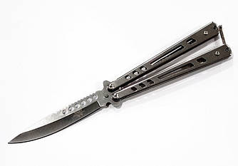 Ніж метелик A1004/ new Silver