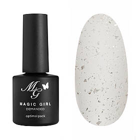 Топ матовий з поталю для гель лаку Magic Girl Silver Matte 8мл