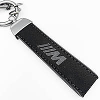 Брелок для ключей кожаный для BMW M БМВ черный