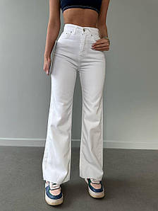 Жіночі білі джинси палаццо 34-40 р.