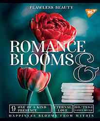 Зошит А5/48 лін. YES Romance blooms, 10 шт/уп.