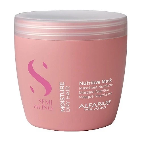 Зволожуюча маска для волосся Nutritive ALFAPARF milano Semi Di Lino Moisture Nutritive Mask 500 мл
