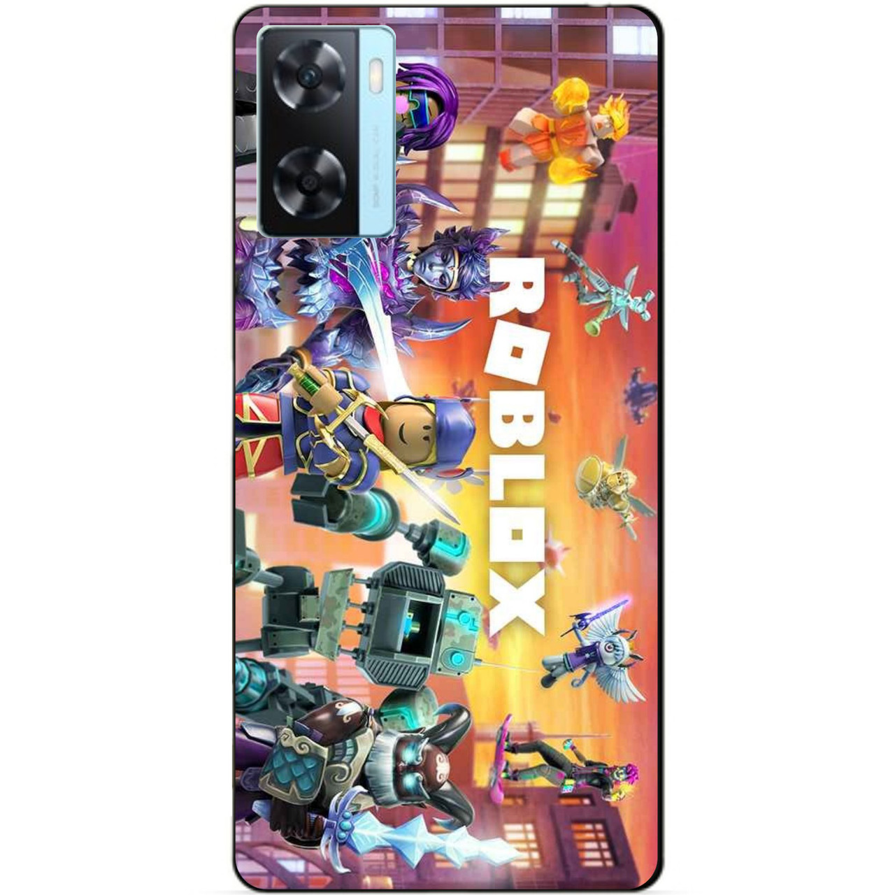 Силіконовий бампер чохол для Oppo A57s з картинкою Роблокс