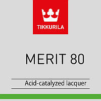 Tikkurila Merit 80 - двухкомпонентный глянцевый лак кислотного отверждения, 3 л