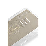 HEYLOVE. Gel Tips, Coffin Medium, 500 pcs, Гелеві Тіпси, балерина середня, 500 шт, фото 2