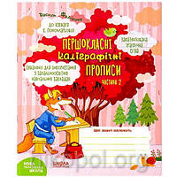 Учебное пособие "Першокласні каліграфічні прописи до букваря Пономарьової частина 2" Федиенко
