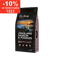 Profine Junior Large Salmon&Potatoes-Корм для для молодых собак больших пород с лососем и картофелем 15 кг