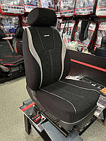 Універсальні автомобільні чохли Record на сидіння авто з Алькантарою, чорний