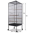 Велика клітка для папуги екзотичних птахів AML ART-929, фото 2