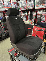 Універсальні автомобільні чохли Record на сидіння авто з Алькантарою, чорний