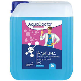 AC AquaDoctor альгіцид для басейну Аквадоктор, рідина проти водоростей басейну, 5 літрів