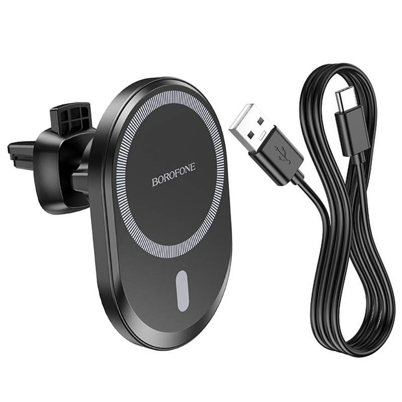 Авто тримач зарядка Universal Car Holder Borofone BH201 з Magsafe
