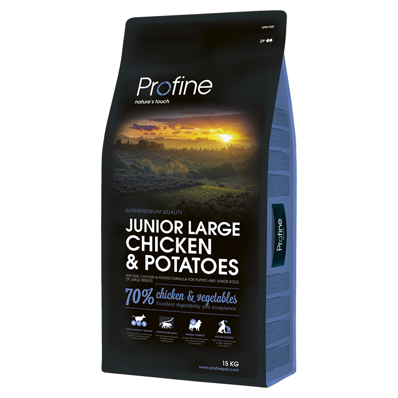 Сухий корм для цуценят Profine Junior Large Chicken & Potatoes 15 кг Акція