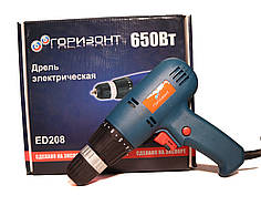 Мережевий шуруповерт ГОРИЗОНТ ED208: 650 Вт