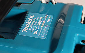 Безщіткова акумуляторна ланцюгова пилка Makita DUC-400BL 36V 5Ah, фото 5