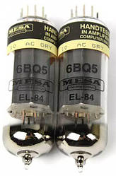 Підібрана пара ламп MESA BOOGIE EL84 6BQ5 DUET