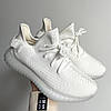 Чоловічі кросівки Adidas Yeezy Boost 350 white взуття Адідас Ізі Буст білі на літо, фото 6