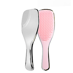 Щітка масажна для мокрого та сплутаного волосся The Wet Detangler LWD-PP-010418 Срібляста