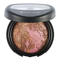 Пудра для обличчя запечена Flormar Terracotta Powder № 25 "Marble Pink Gold"