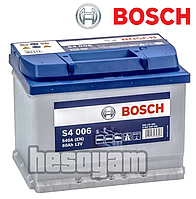 Акумулятор 60Ач 540А 12В Bosch S4 (L+) SLA Bosch 0092S40060 6СТ-60