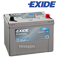 Аккумулятор 65Ач 580А 12В EXIDE Premium (R+) SLA Exide EA654 6СТ-65