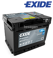 Аккумулятор 64Ач 640А 12В EXIDE Premium (R+) SLA Exide EA640 6СТ-64