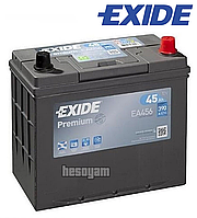 Аккумулятор 45Ач 390А 12В EXIDE Premium (R+) SLA Exide EA456 6СТ-45