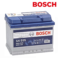 Аккумулятор 60Ач 640A 12В Bosch S4 (R+) EFB Bosch 0092S4E051 6СТ-60