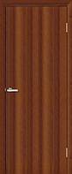 Двері міжкімнатні Оміс гладкий ПГ екошпон колір горіх
