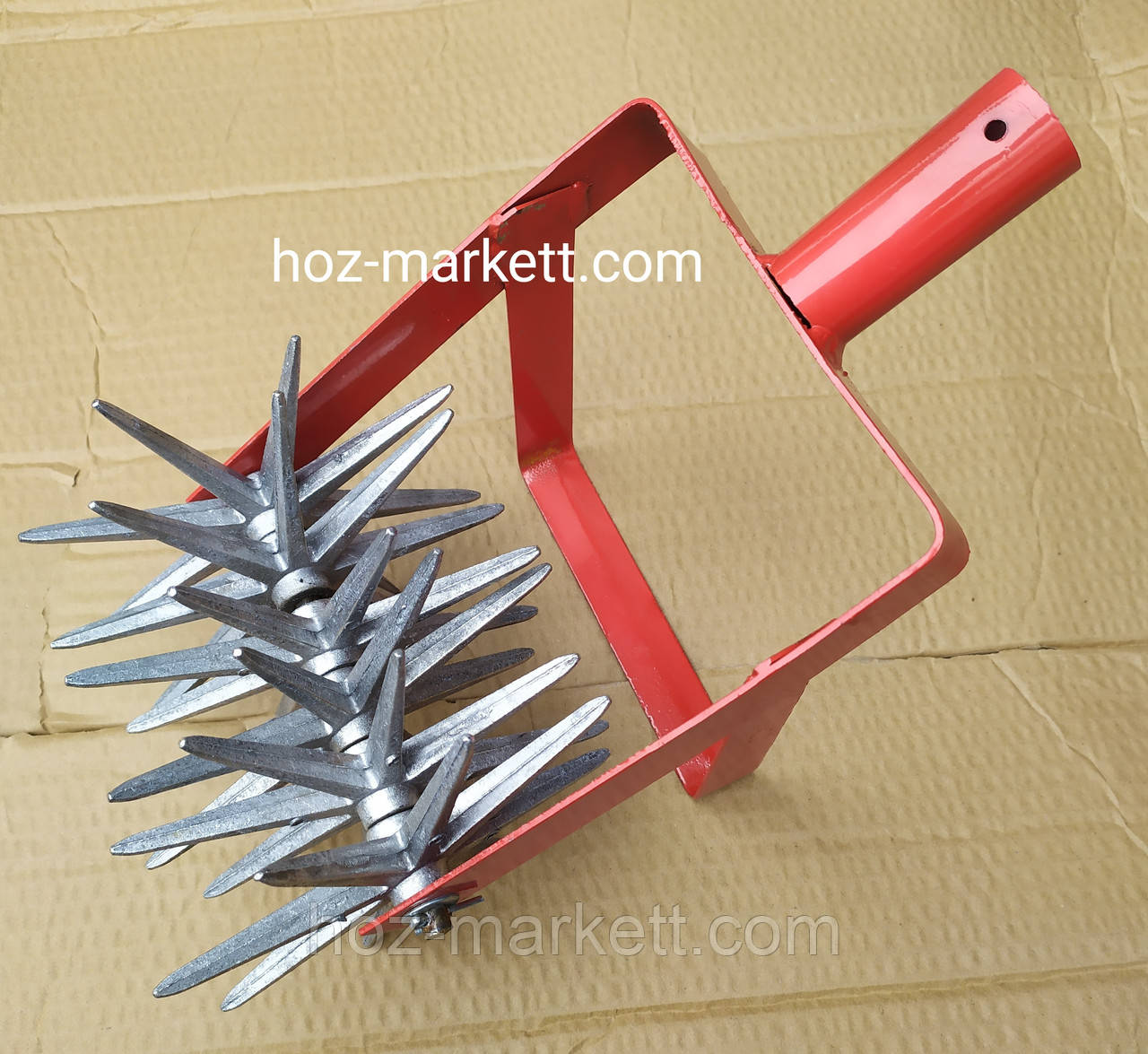 Культиватор ручний 6- рядний з алюмінієвим пухким, фото 1