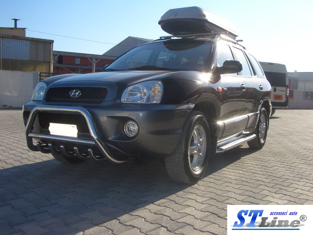 Кенгурник Hyundai Santa Fe 2002-2006