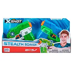 Набір водних бластерів Zuru X-Shot Warfare Double Small Stealth Soake, 2 різновиди зброї (01227R)