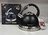 Чайник со свистком с гранитным покрытием 3.5 л HR704-5 Черный