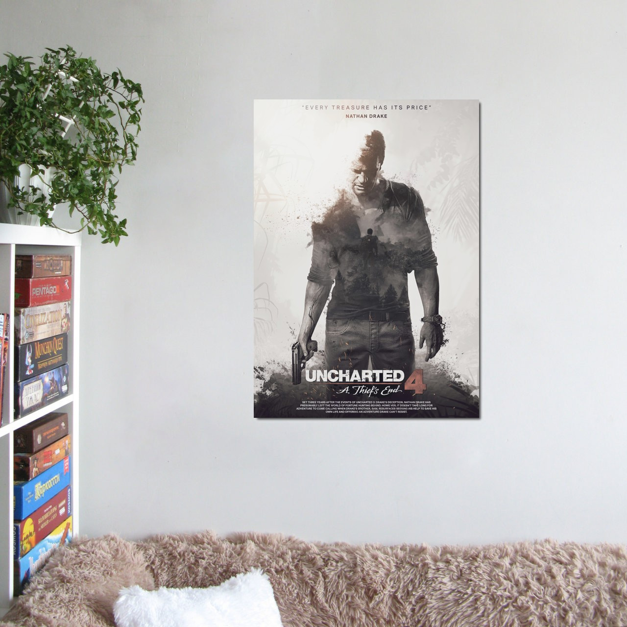 Купить Плакат "Анчартед, Uncharted 4, A Thief's End", 60×43см, цена 180 ...