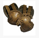 Наколінники та налокітники комплект тактичні військові, фото 3