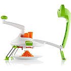 Роторна овочерізка 12в1 з чашею 2,4л Roto Champ / Кухонний подрібнювач для овочів / Ручна тертка, фото 2