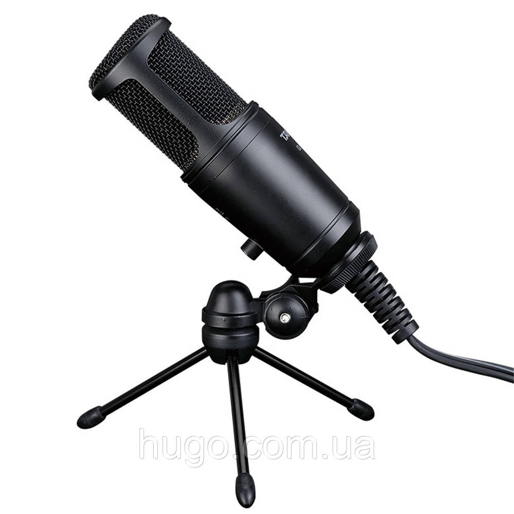 Студийный USB микрофон с треногой GL100 / Микрофон для стрима / Конденсаторный микрофон / Микрофон для озвучки - фото 3 - id-p1822855031