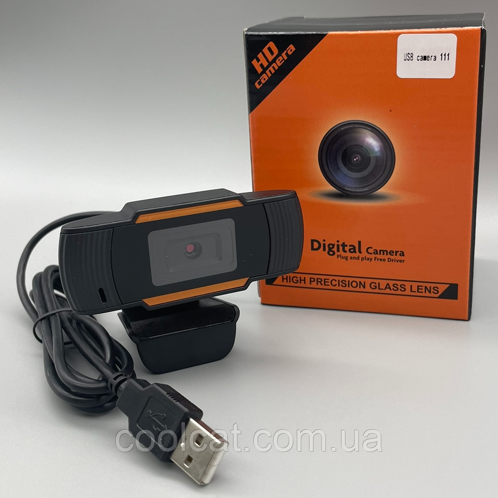 Веб-камера 111 с микрофоном, USB, 1920х1080 / Камера для компьютера / Вебка для ПК - фото 10 - id-p1822860668