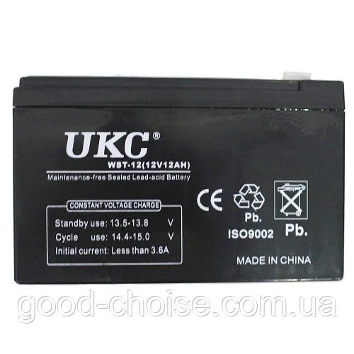 Купить Аккумулятор 12В 12A, UKC / Аккумуляторная батарея для ИБП ...