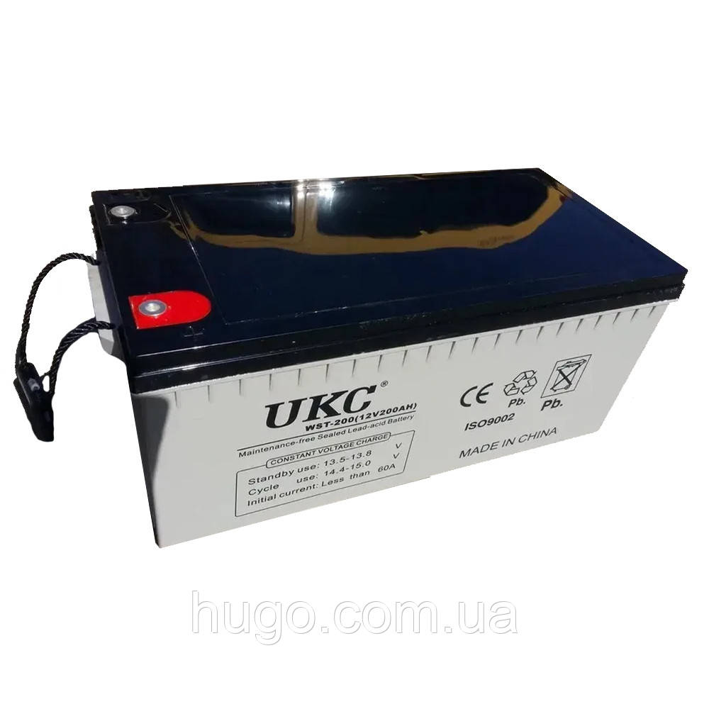 Купити Акумулятор гелевий BATTERY 12V 200A UKC / Універсальний