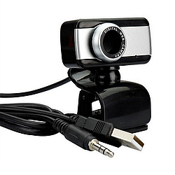 Веб-камера 519, з USB та мікрофоном (640x480) / Вебка на комп'ютер та ноутбук / Відеокамера для трансляцій