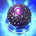 Нічник-проектор "Зоряне небо" з RGB підсвічуванням / Музичний світильник з блютуз / Нічник від мережі з колонкою, фото 3