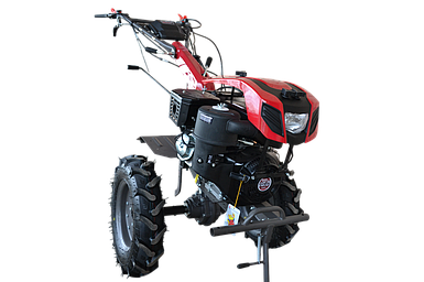 Мотоблок WEIMA DELUXE WM1100FE - 6 КМ Diff з капотом і фарою (бензин 16к.с.,ел. старт., КПП 4+2 скор, 5,00-12)