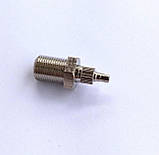 Антенний перехідник з роз'ємами CRC9 - F Female прямий, для модемів, роутерів, фото 2