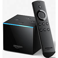 Смарт ТВ Amazon Fire TV Cube 4K with Alexa Control and Remote 2/16GB (2018) Black Англ.яз