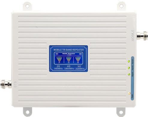 Репітер підсилювач мобільного зв'язку і інтернету SS96-GDW GSM 3G 4G LTE 900 1800 2100 МГц, фото 1