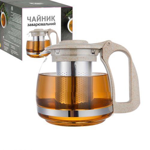 Заварник для чаю скло 700мл №9160/S&T/(48)