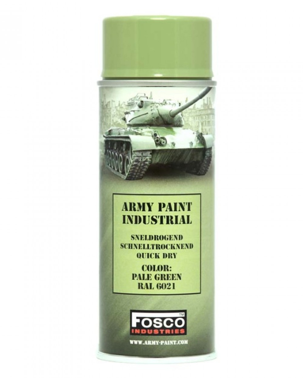 Фарба маскувальна, професійна (НАТО) FOSCO ARMY PAINT 400 ml - Pale Green