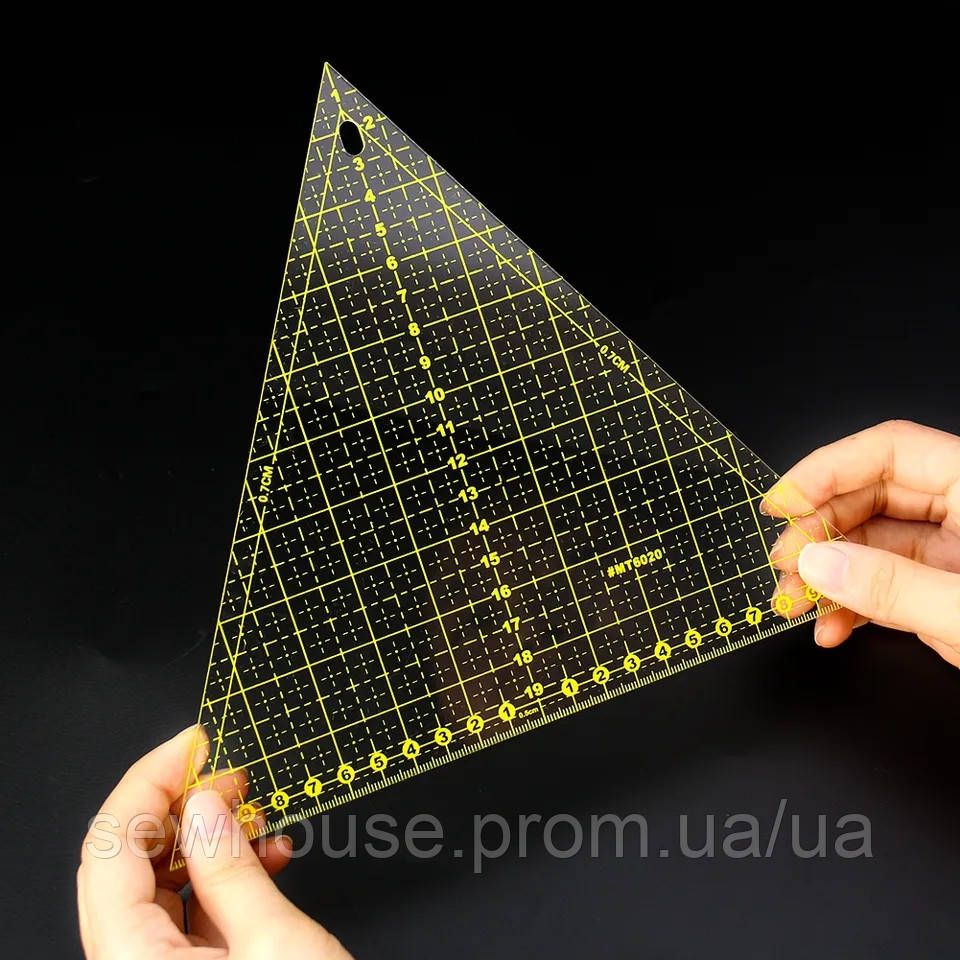Купить Линейка для пэчворка 23×23 см., цена 305 ₴ — Prom.ua (ID#974876867)