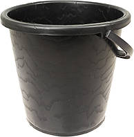 Відро 10л п/е чорне (2гатунок)